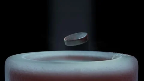 Superconductor Slowmotion Moving 4K Stock Footage 348533759