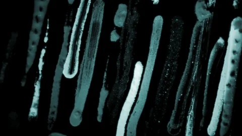 Superflash colour art glow background moving hypnotic glitch bad tv Stock Footage 104266025