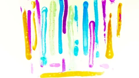 Superflash colour art glow background moving hypnotic glitch bad tv Stock Footage 104369999