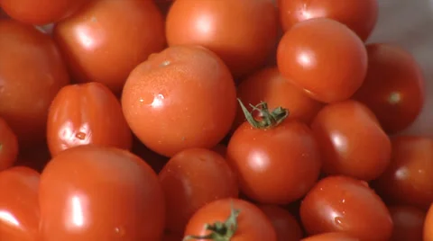 Superfood Tomatoes Full Screen Stock Footage 34436996