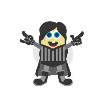 Superhero cartoon character Ilustração Stock