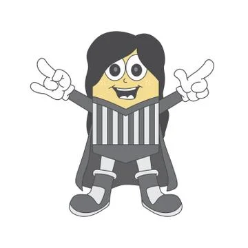 Superhero character Ilustración de archivo