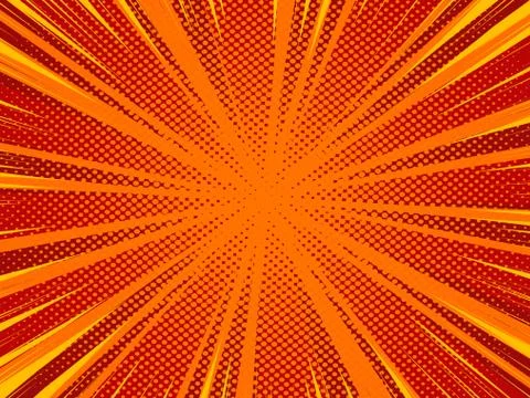 Superhero comic book poster background Stock Illustration