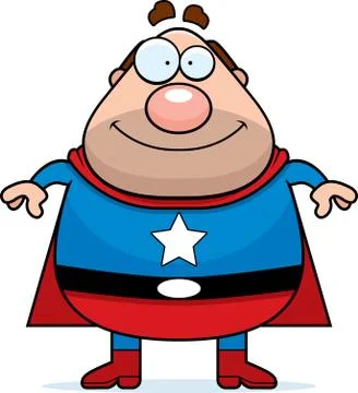 Superhero Dad Stock Illustration