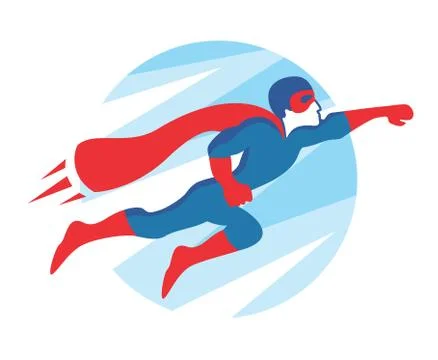 Superhero Icon Stock Illustration