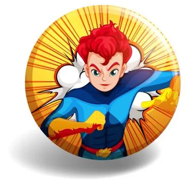Superhero Stock Illustration