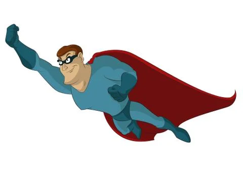 Superhero Stock Illustration