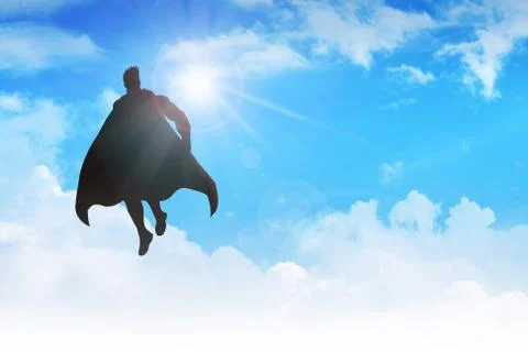 Superhero Stock Illustration