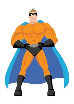 Superhero Stock Illustration