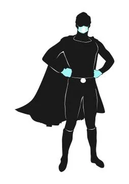 Superhero Illustrazione stock