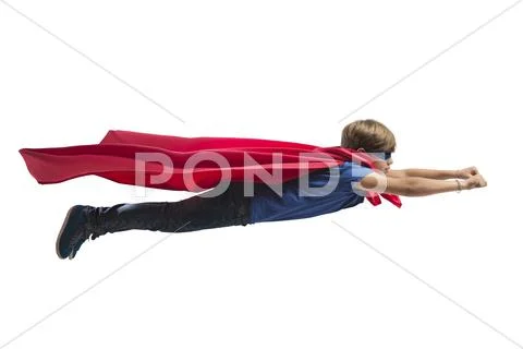 Superhero kid Stock Photos