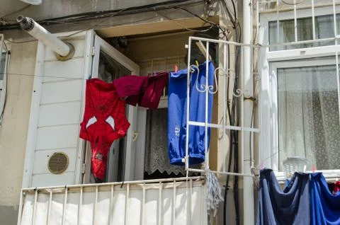 Superhero laundry Stock Photos