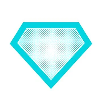 Superhero logo. Vector illustration. Stock Illustration