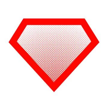 Superhero logo. Vector illustration. Stock Illustration
