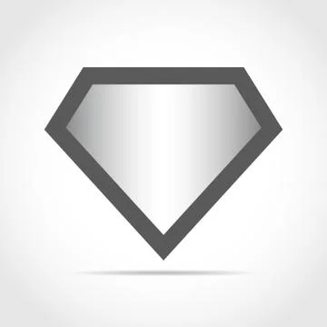 Superhero logo. Vector illustration. Stock Illustration