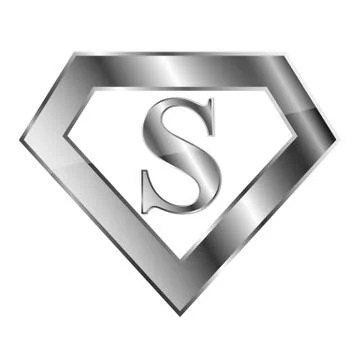 Superhero logo. Vector illustration. Stock Illustration