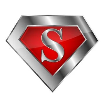 Superhero logo. Vector illustration. Stock Illustration
