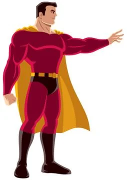 Superhero Power Stock Illustration