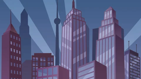 Superhero on Roof Loop Stock Footage 41014693