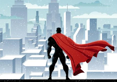 Superhero Watch Stock Illustration