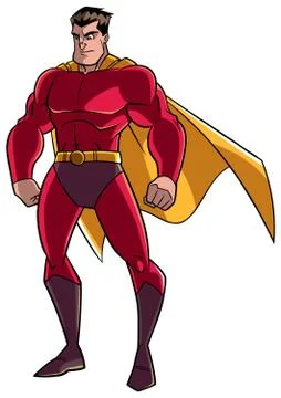 Superhero Watch on White Stock Illustration