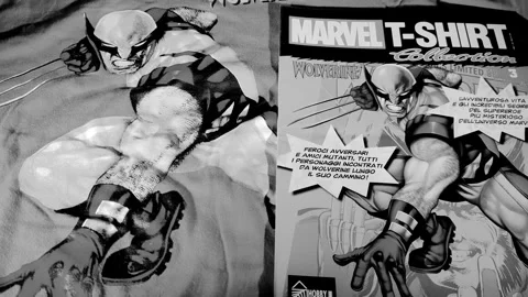The superhero Wolverine Stock Footage 283861787