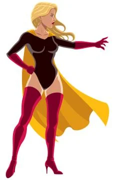 Superheroine Power Stockillustratie