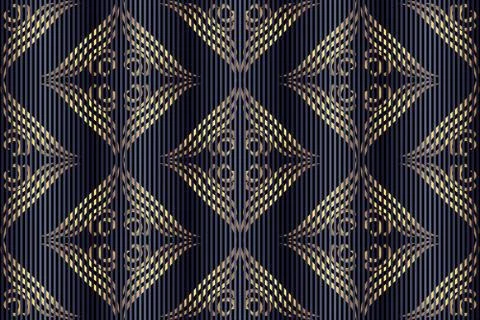 Superimpose thin vertical stripes on patterns Stock Illustration