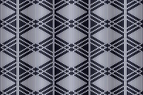 Superimpose thin vertical stripes on patterns Stock Illustration