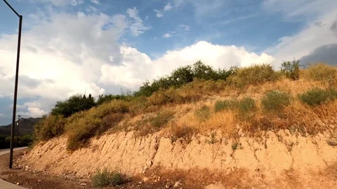 Superior, Arizona August 22 2023 Driving Superior Florence Junction Globe Stock Footage 340441663