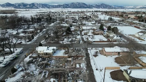 Superior CO, Marshall Fire Aftermath 库存影片 168764033