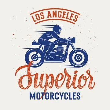 Superior motorcycle 005 Stock Illustration