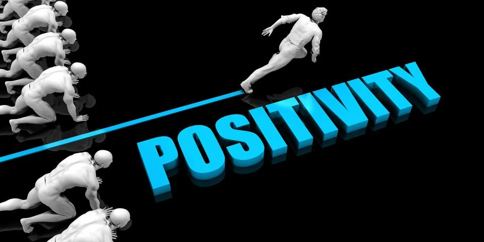 Superior Positivity Stock Illustration