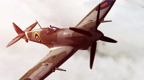 Supermarine Spitfire Stock Footage 49415974