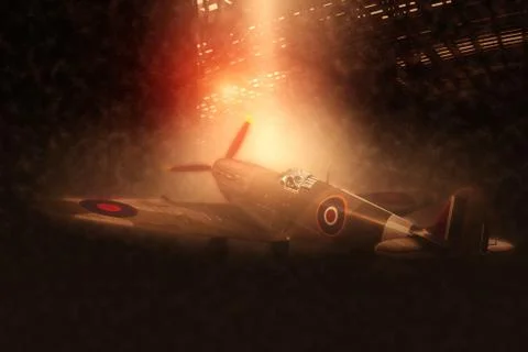 Supermarine Spitfire Illustrazione stock