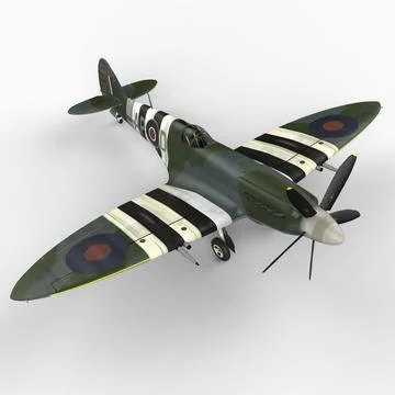 Supermarine Spitfire Mk XIV 3D Model