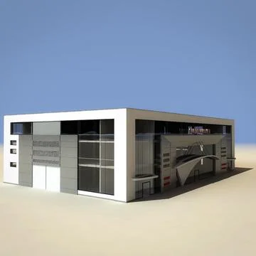SuperMarket 3D Model