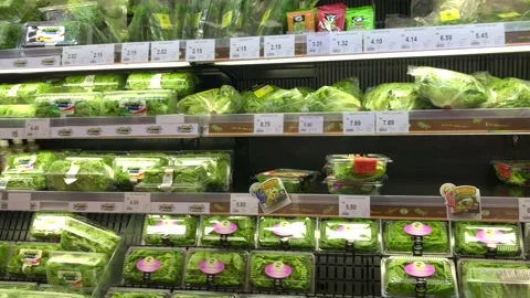 Supermarket clip editorial Stock Footage 132082052