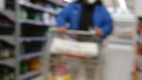 At the supermarket Stock Footage 296701833