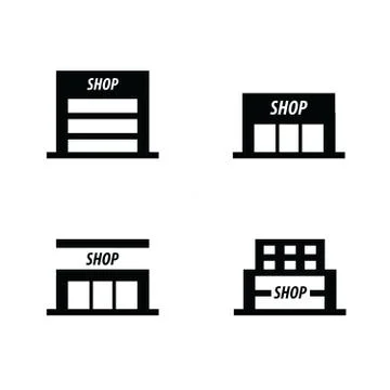 Supermarket icon Stock Illustration