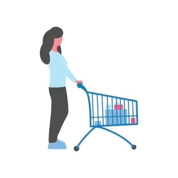 Supermarket Stock Illustration