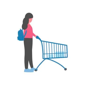 Supermarket Stock Illustration