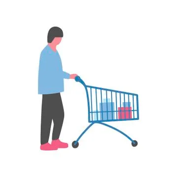 Supermarket Stock Illustration