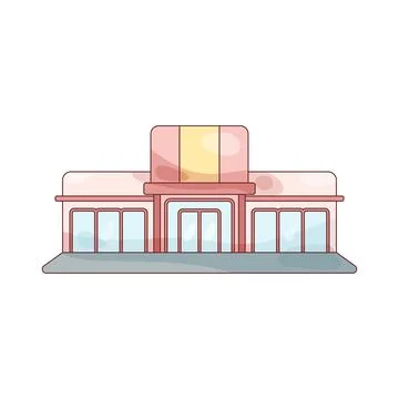 Supermarket Stock Illustration