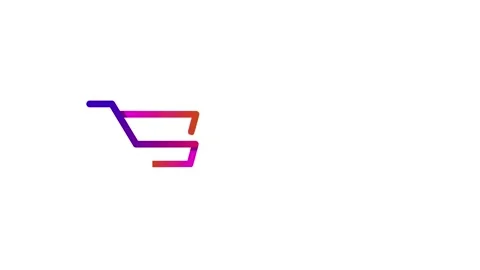 Supermarket Logo Motion Stock Footage 143638425