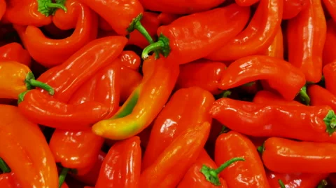 Supermarket peppers Video stock 55408909