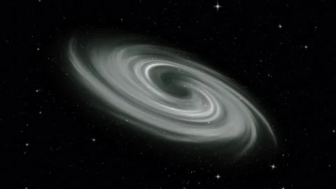 Supermassive black hole rotation Loop 4K Animation. Stock Footage 152015833