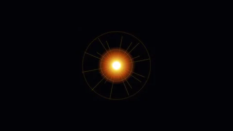 Supermassive Star Hypernova Burst with expanding coronal plasma shockwaves Stock Footage 345704441