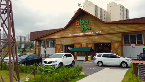 Supermercado Oba Hyperlapse Stock Footage 166725853