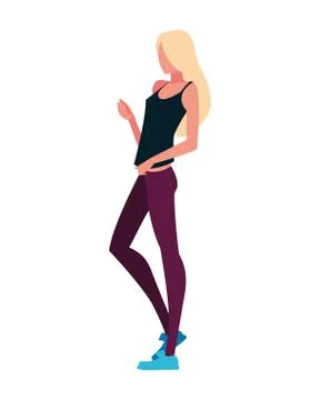 Supermodel avatar woman vector design Stock Illustration